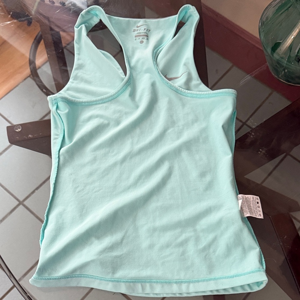 Nike Women's Mint V-Notch Athletic Tank Top - Picture 3 of 3